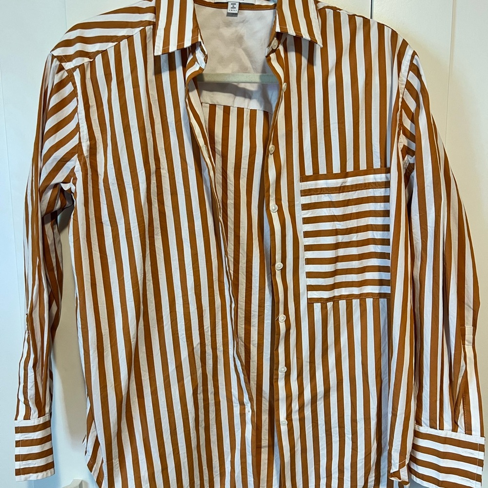 AYR Deep End button down top